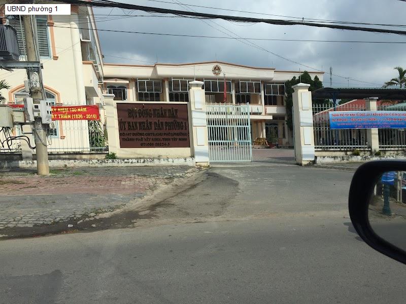 UBND phường 1