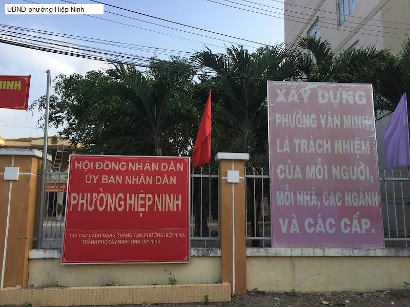 UBND phường Hiệp Ninh