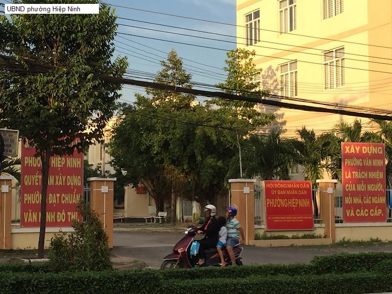 UBND phường Hiệp Ninh