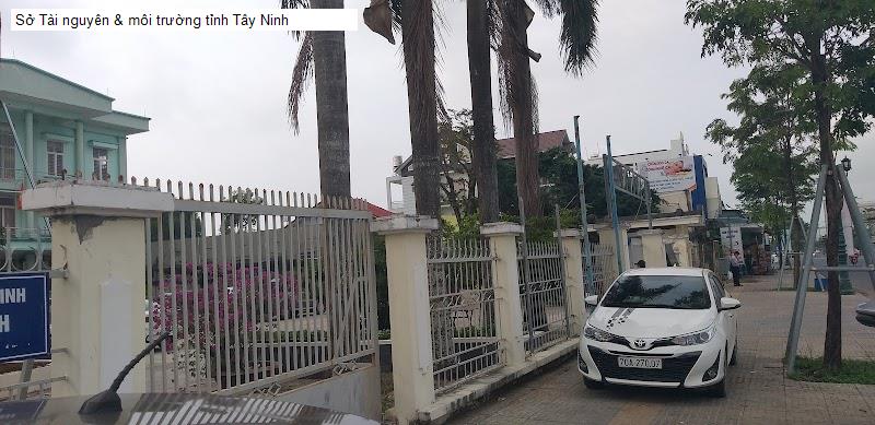 Sở Tài nguyên & môi trường tỉnh Tây Ninh