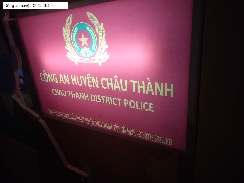 Công an huyện Châu Thành