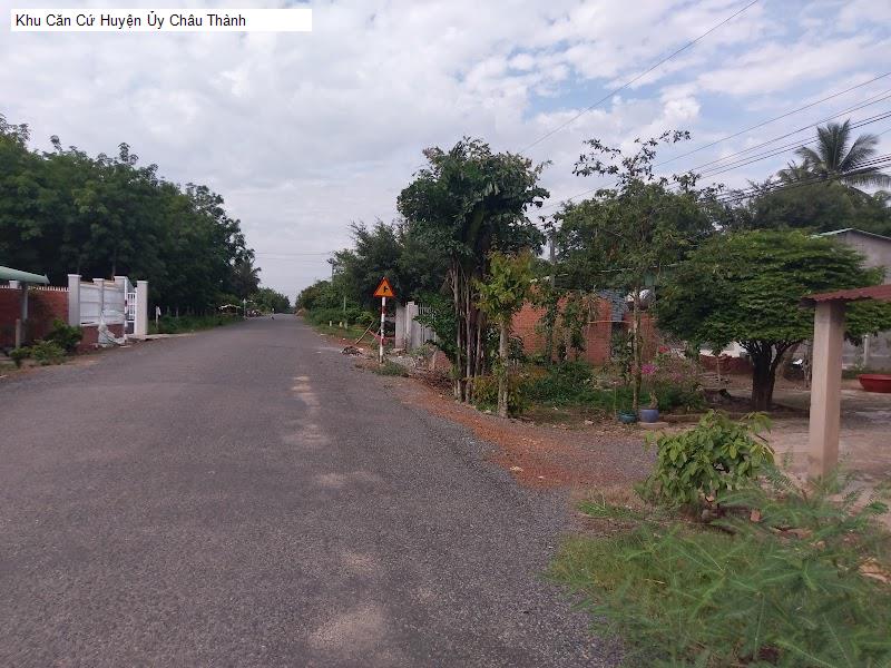 Khu Căn Cứ Huyện Ủy Châu Thành