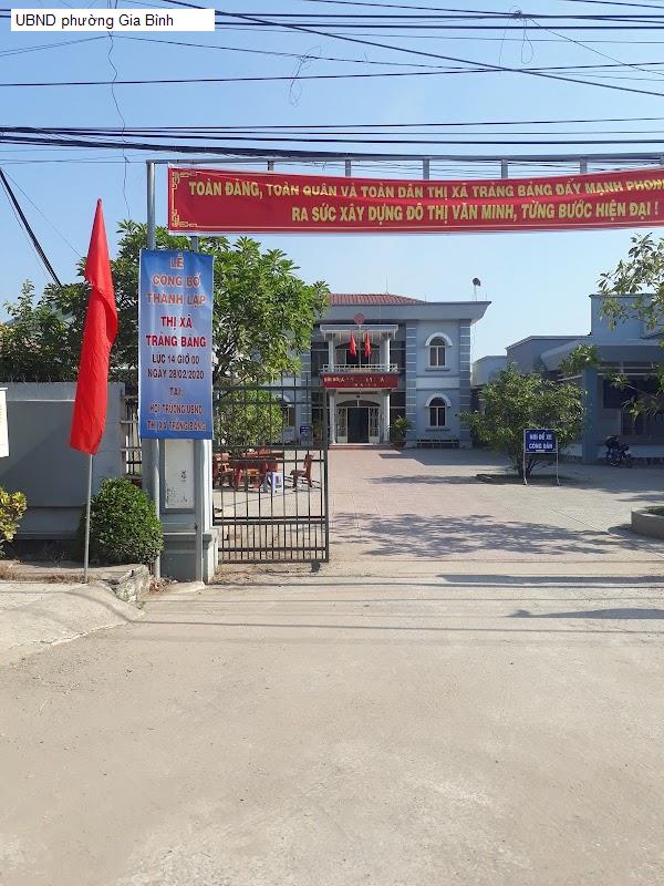 UBND phường Gia Bình