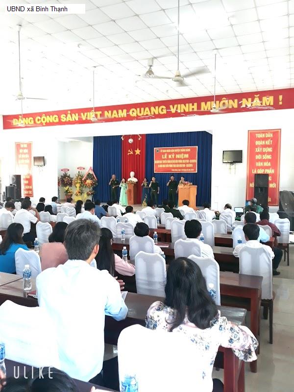 UBND xã Bình Thạnh