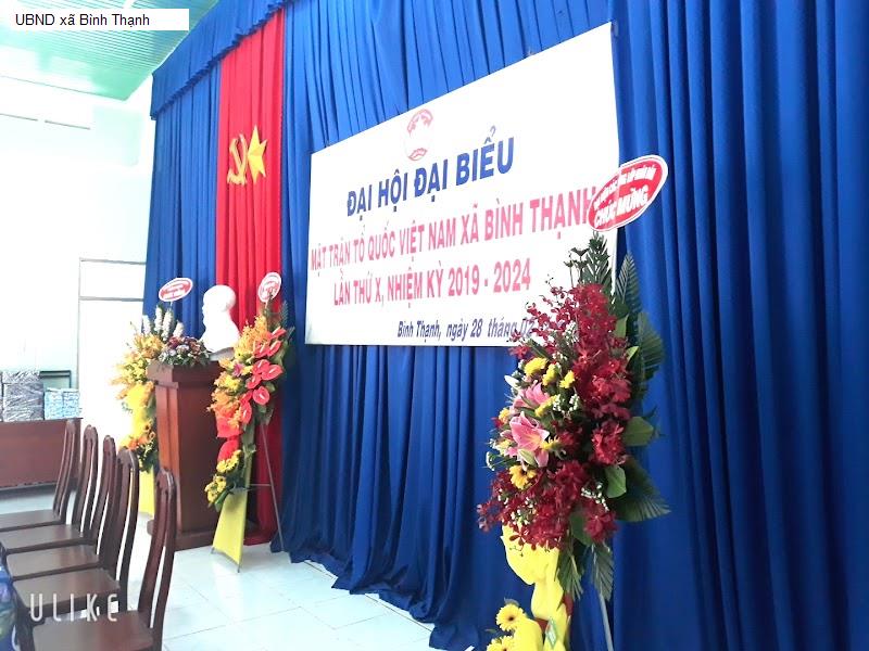 UBND xã Bình Thạnh